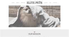 Desktop Screenshot of elitepetsnyc.com