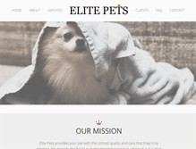 Tablet Screenshot of elitepetsnyc.com